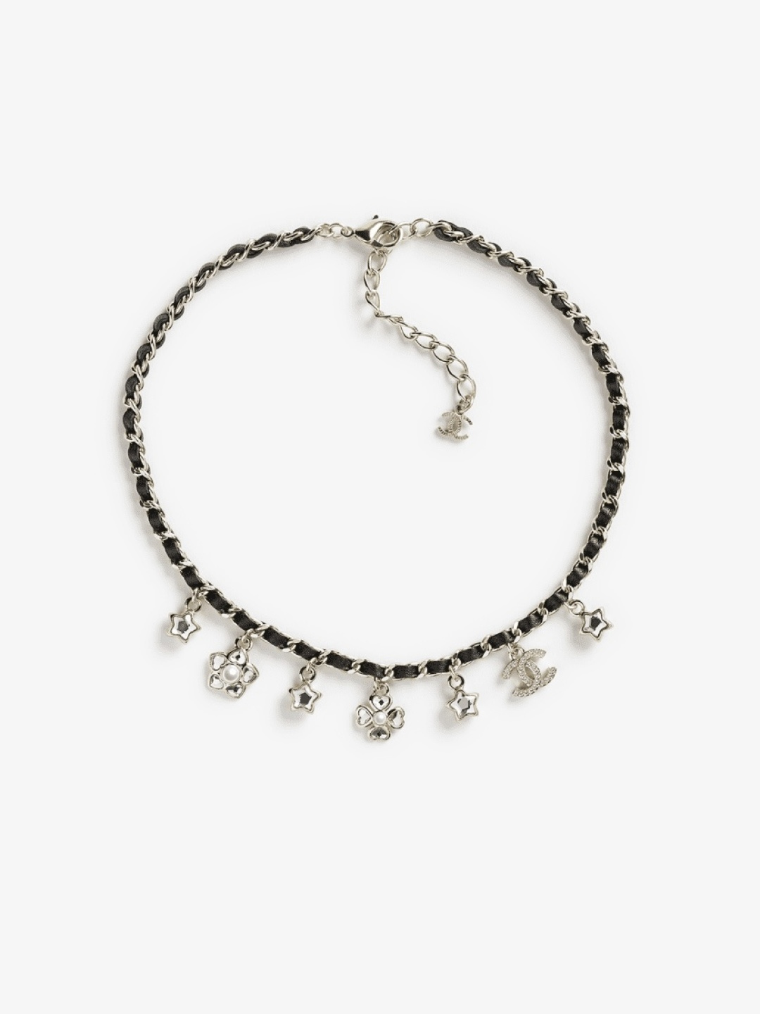 NO:361288,Xiaoxiang new 25B multi-element tassel, leather four-leaf clover five-pointed star necklace, Chanel necklace, chanel, necklace19860909小香新款25B多元素流苏 穿皮四叶草五角星颈链,香奈儿项链,chanel,necklace,Jewelry