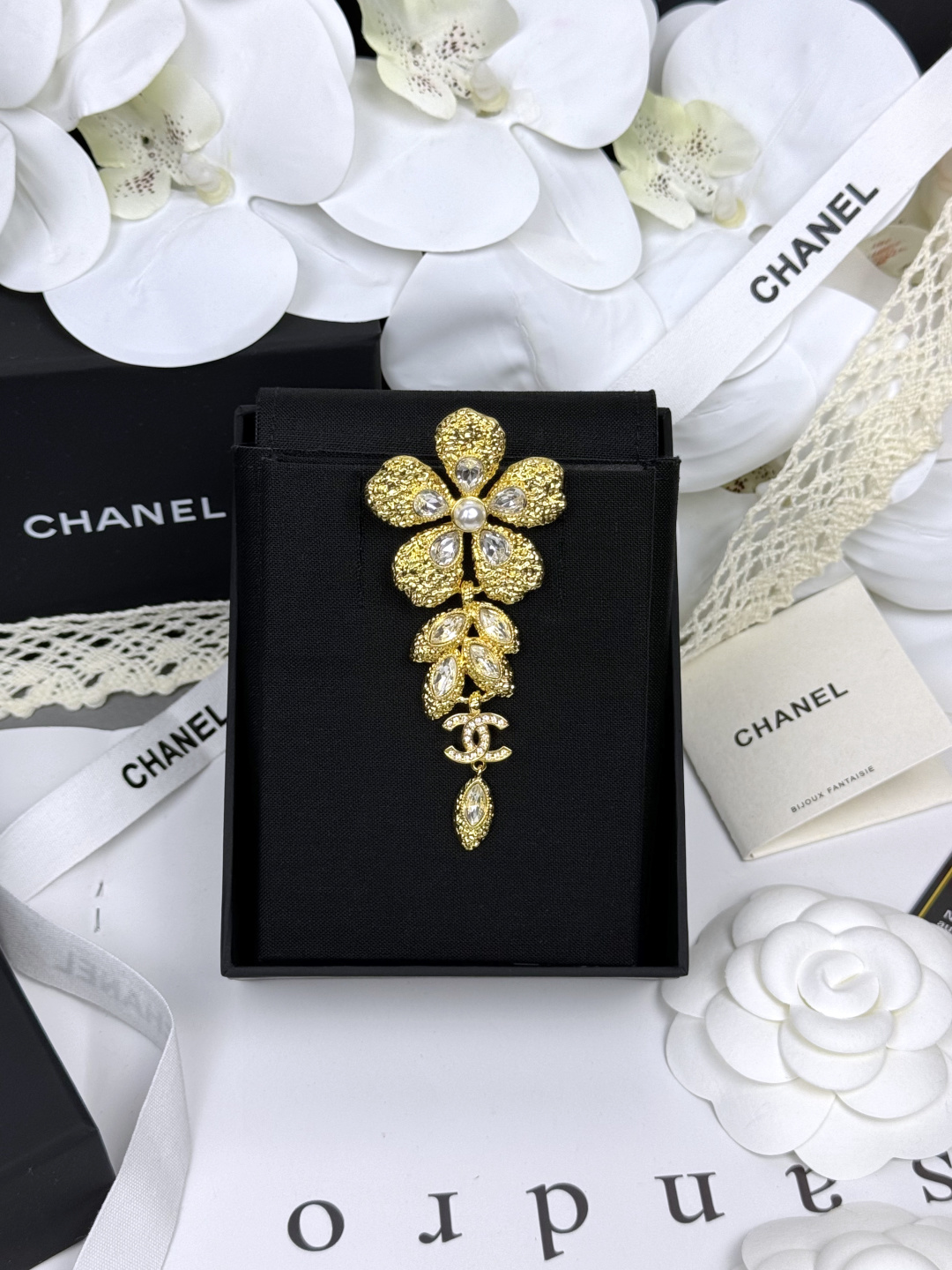 NO:661550,Ch@nel26C new lava flower drop pearl brooch, Chanel brooch, chanel, brooch, breastpin19860909Ch@nel26C新款熔岩花朵水滴珍珠胸针,香奈儿胸针,chanel,brooch，breastpin,Jewelry