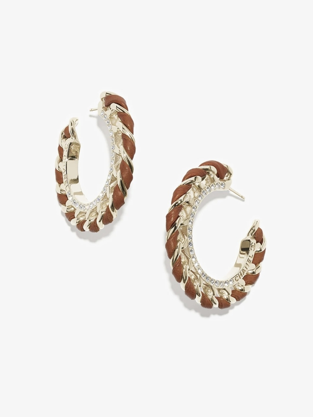 NO:677954,Ch@nel26C orange leather letter hoop earrings, Chanel earrings, chanel, earrings19860909Ch@nel26C橙色穿皮字母耳圈耳环,香奈儿耳钉,chanel,earrings,Jewelry