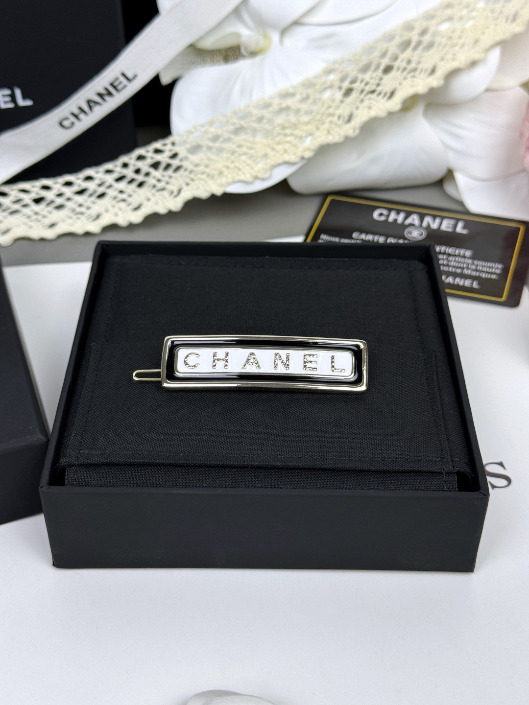 NO:723005,Ch@nel26C black and white enamel letter hairpin, Chanel hairpin, chanel, hairpins19860909Ch@nel26C黑白珐琅字母发夹,香奈儿发夹,chanel,hairpins,Jewelry