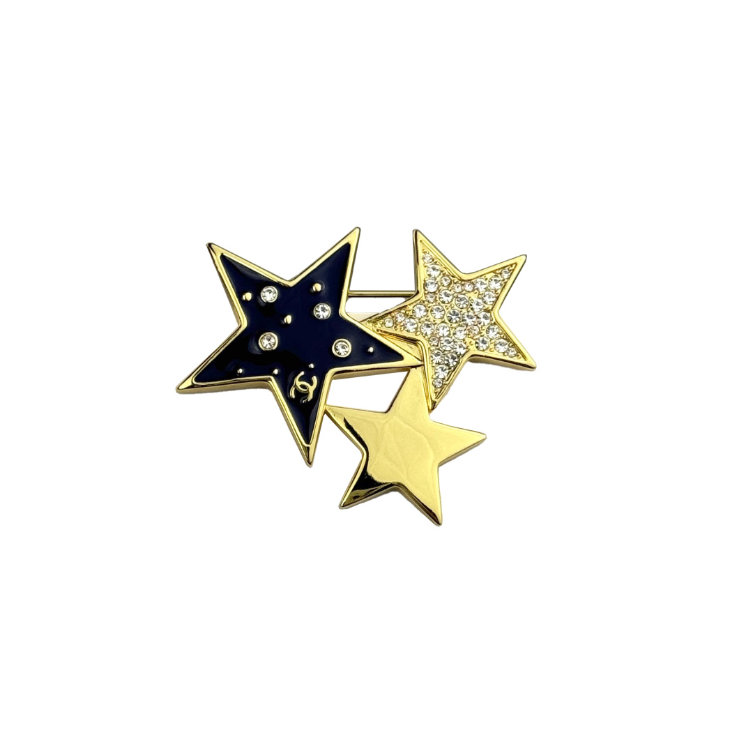 NO:816801,Ch@nel26S dark blue enamel star brooch, Chanel earrings, chanel, brooch, breastpin19860909Ch@nel26S深蓝色珐琅星星胸针,香奈儿耳钉,chanel,brooch，breastpin,Jewelry