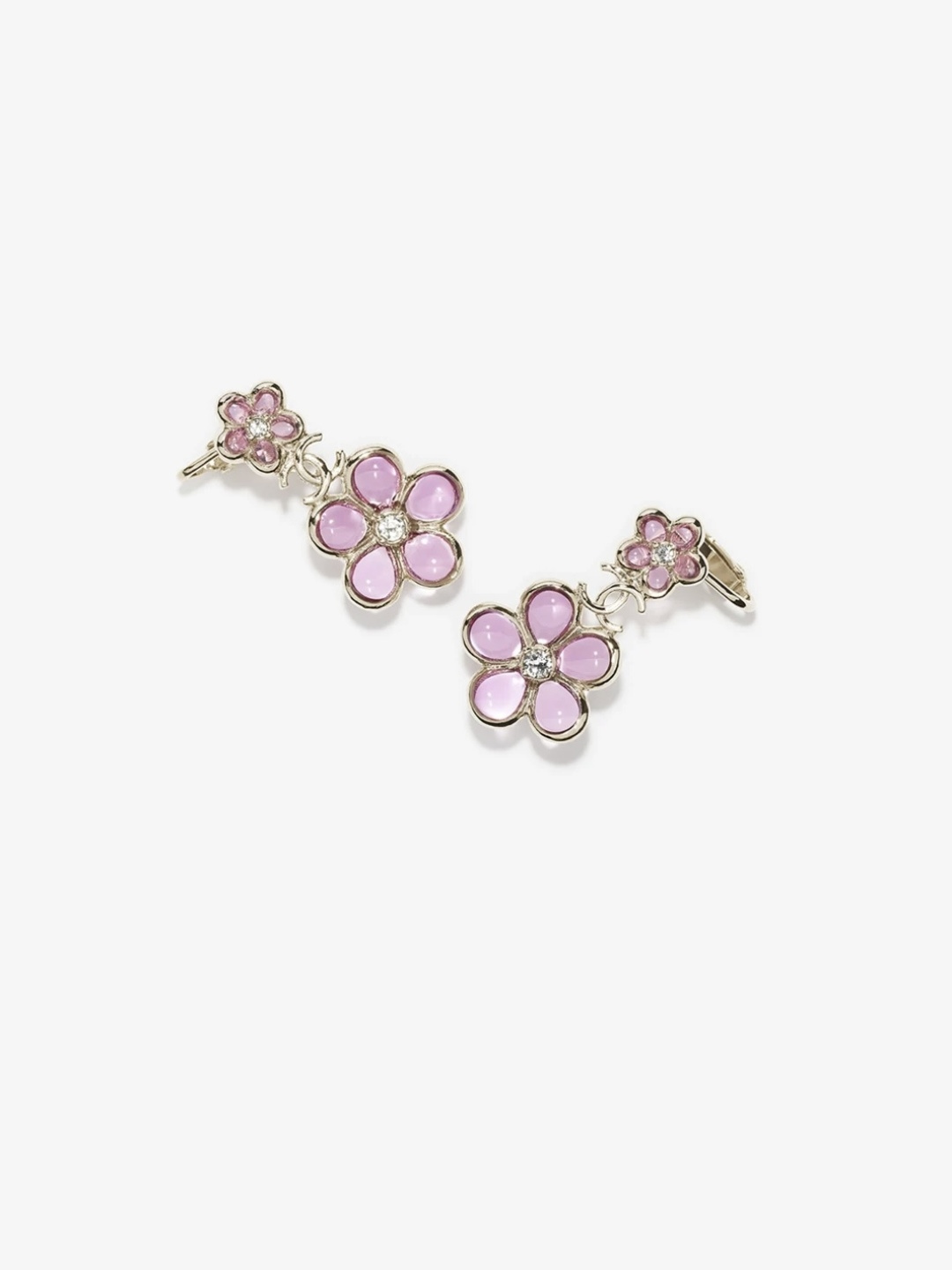 NO:816891,Ch@nel26C new spring and summer pink flower ear clips, Chanel earrings, chanel19860909Ch@nel26C春夏新款粉色花朵耳夹,香奈儿耳钉,chanel,Jewelry
