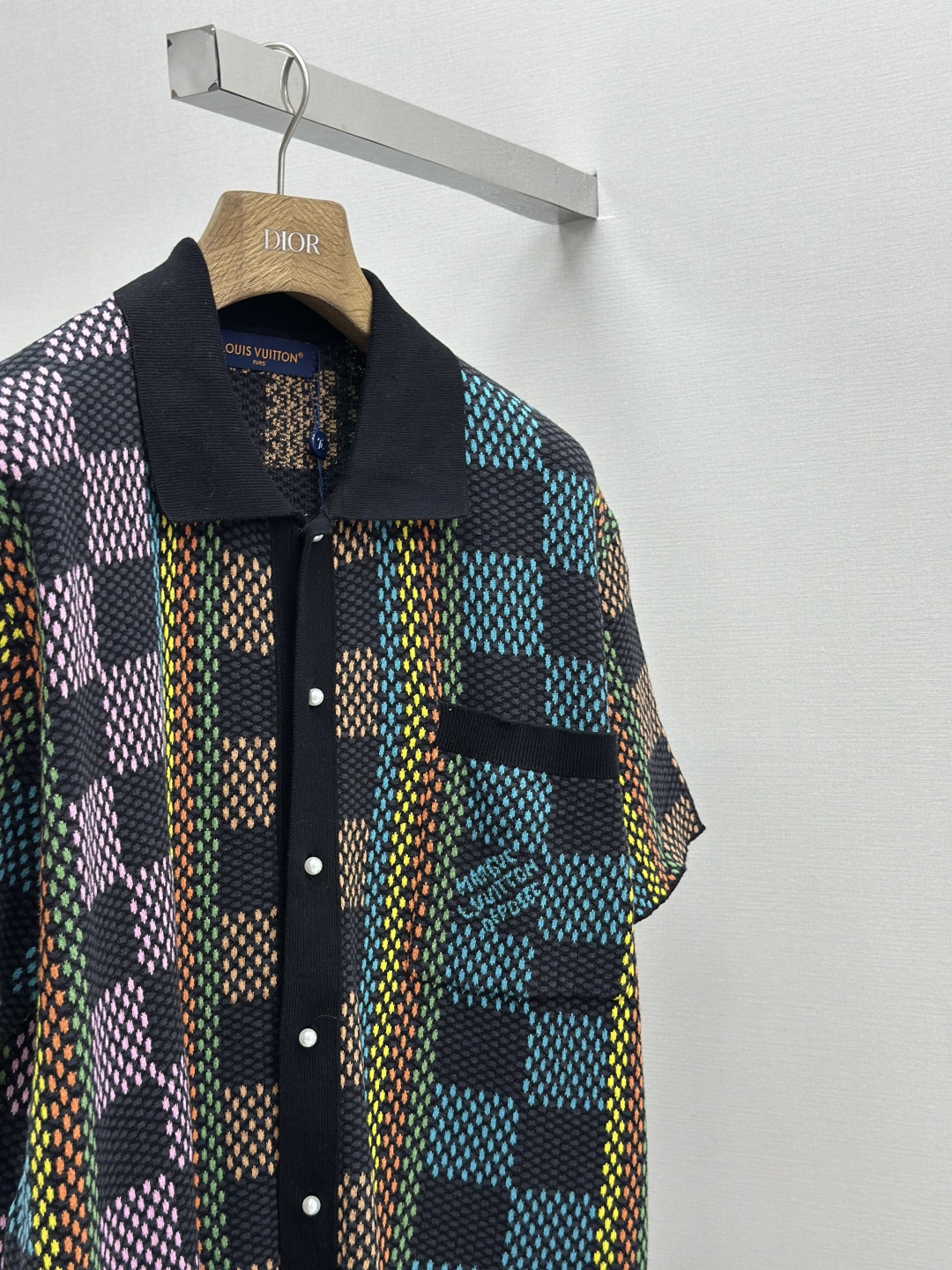 LV Damier Multicolor Knit Shorts: Lightweight Organic Cotton, Pearl Details 7 cmp i1747666877195 2990 0 5