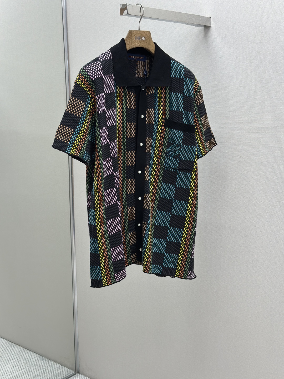 LV Damier Multicolor Knit Shorts: Lightweight Organic Cotton, Pearl Details 4 cmp i1747666877203 8982 0 2