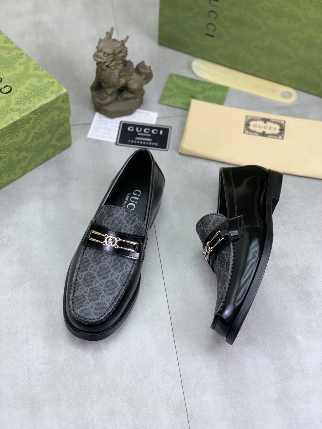 Gucci Men's Formal Business Leather Shoes With Metal Buckle 4 cmp i1741713711087 7204 0 2