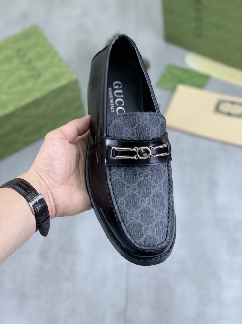 Gucci Men's Formal Business Leather Shoes With Metal Buckle 9 Gucci Men's Formal Business Leather Shoes With Metal Buckle
