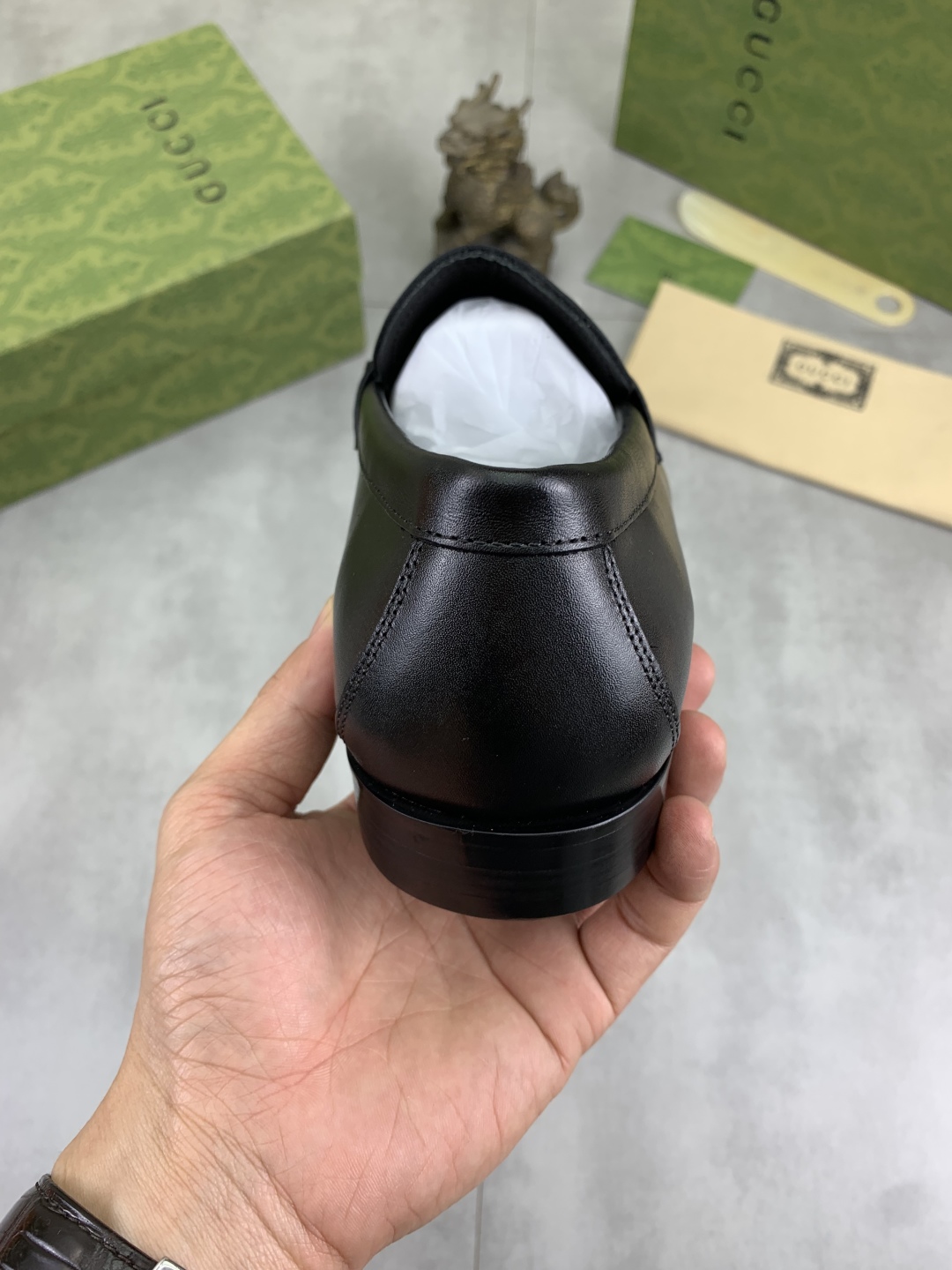 Gucci Men's Formal Business Leather Shoes with Metal Buckle Detail 9 cmp i1741713901783 1916 0 7