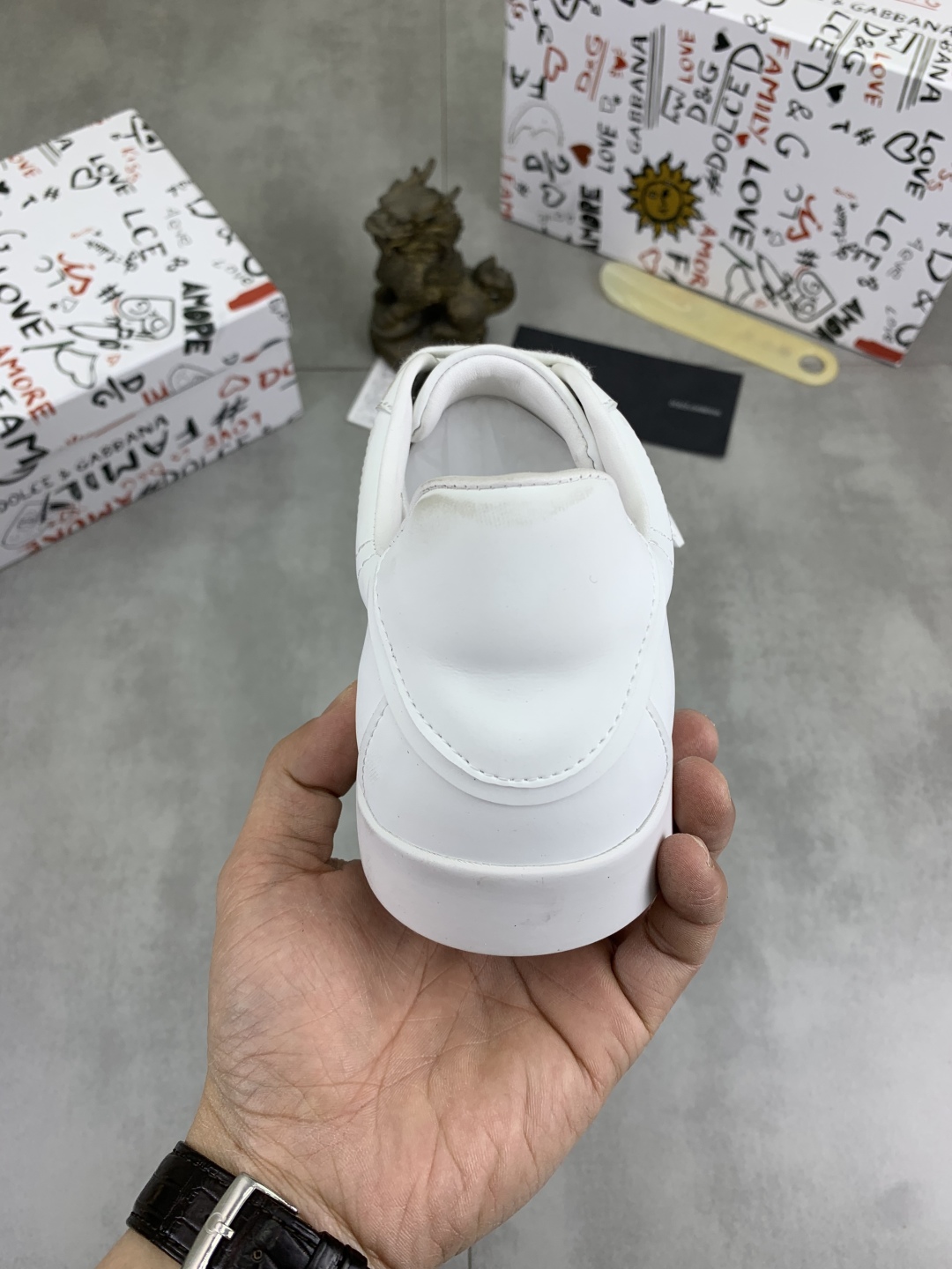 Factory precio P220 (DG - Dolce & Gabbana) última explosión de zapatos casuales, la lengua con los d