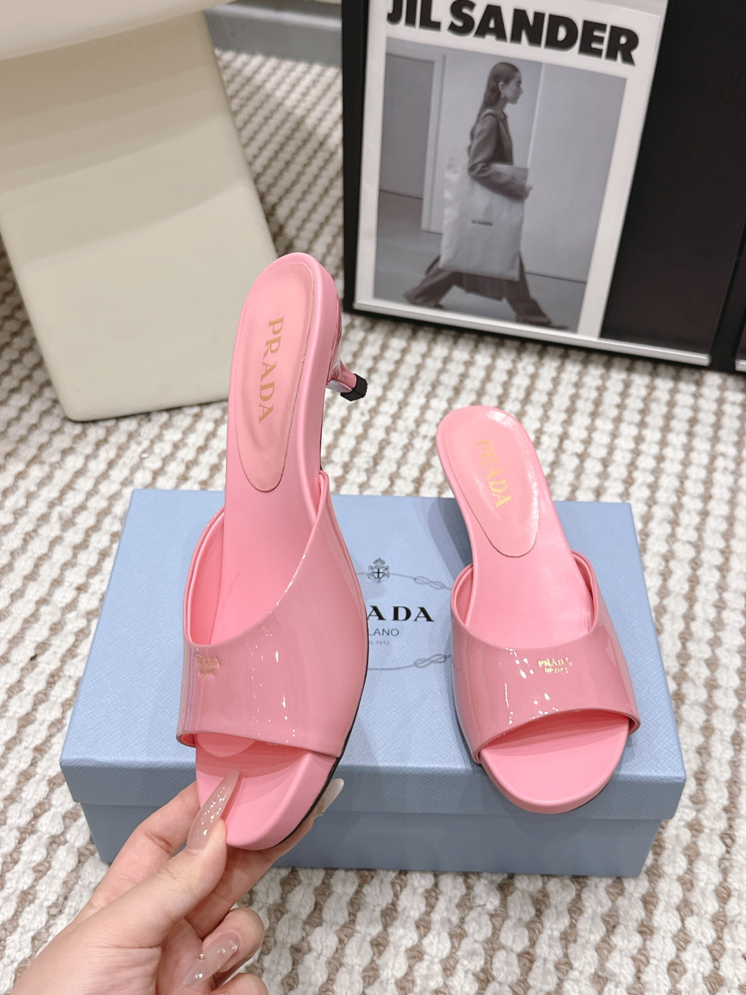 Prada Style Leather Women's Shoes style reference detail image 5 from source 784846
