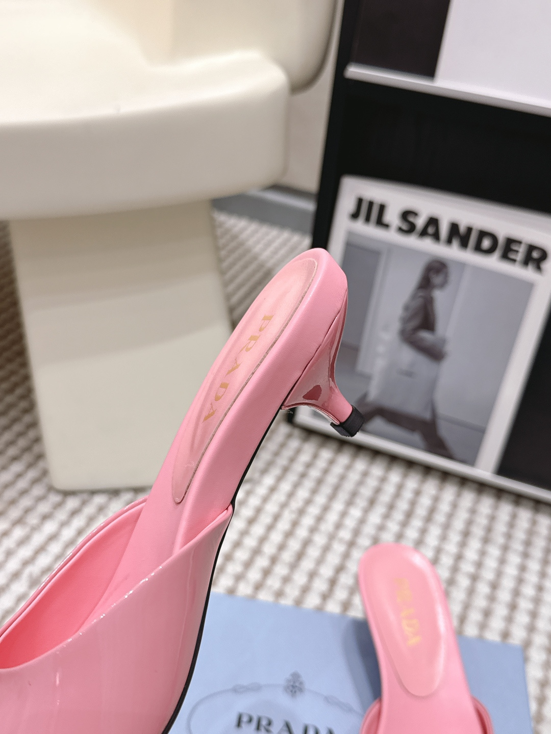 Prada Style Leather Women's Shoes style reference detail image 7 from source 784846