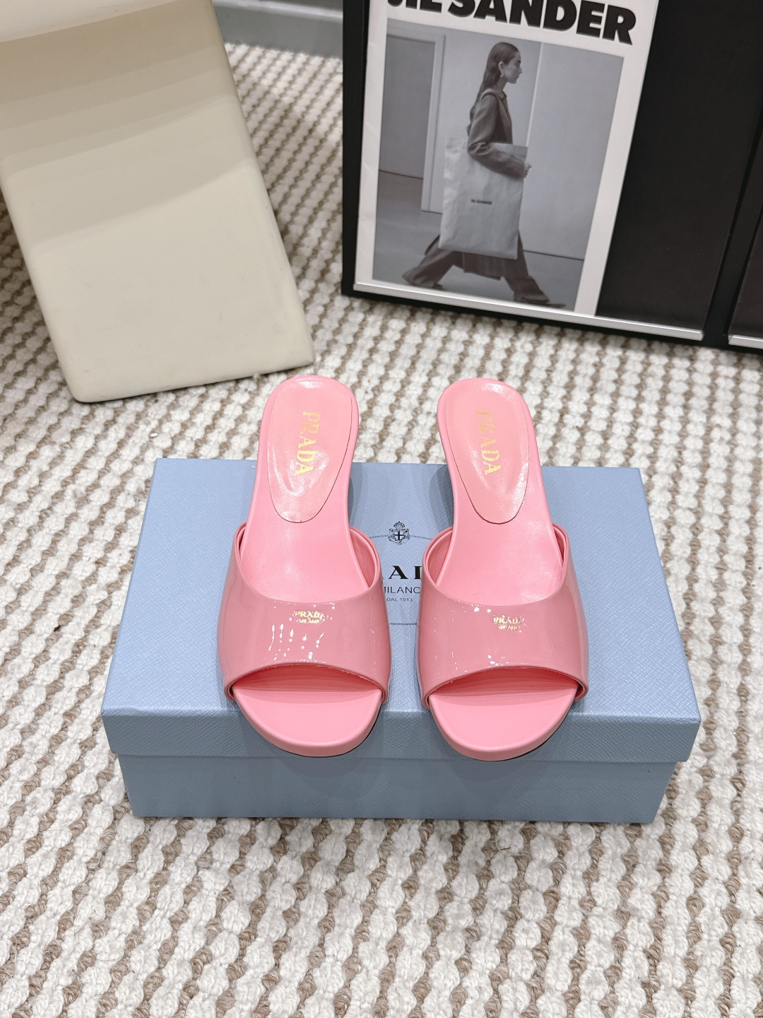 Prada Style Leather Women's Shoes style reference detail image 1 from source 784846