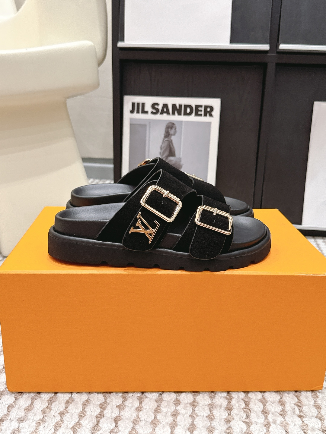 LV Style Leather Women's Shoes Lookbook Reference image 2