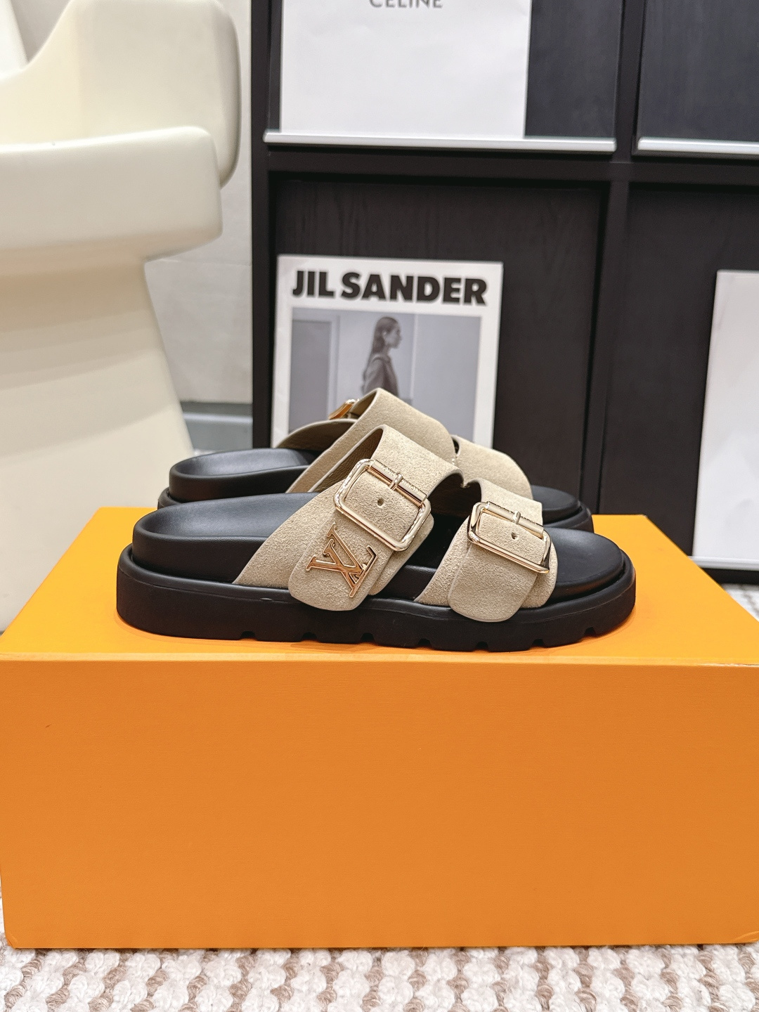 LV Style Leather Women's Shoes Lookbook Reference image 2