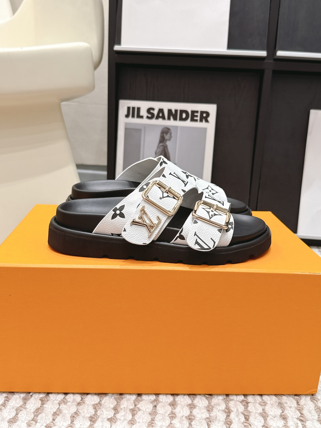 LV Style Leather Women's Shoes Lookbook Reference image 2