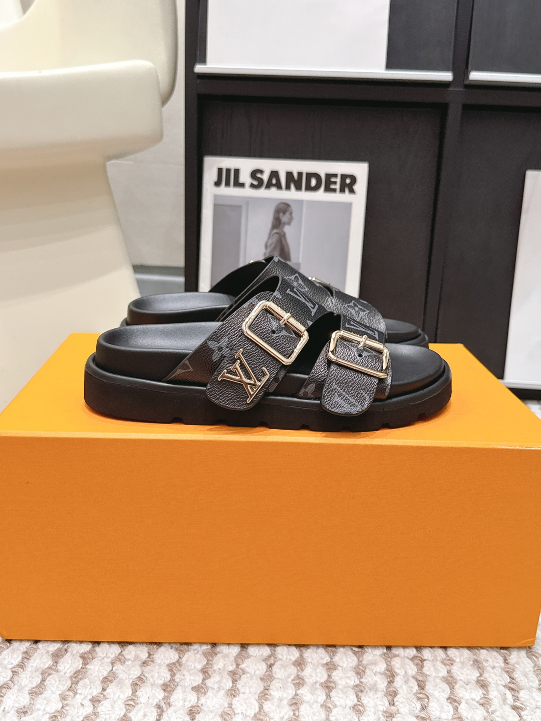 LV Style Leather Women's Shoes Lookbook Reference image 2