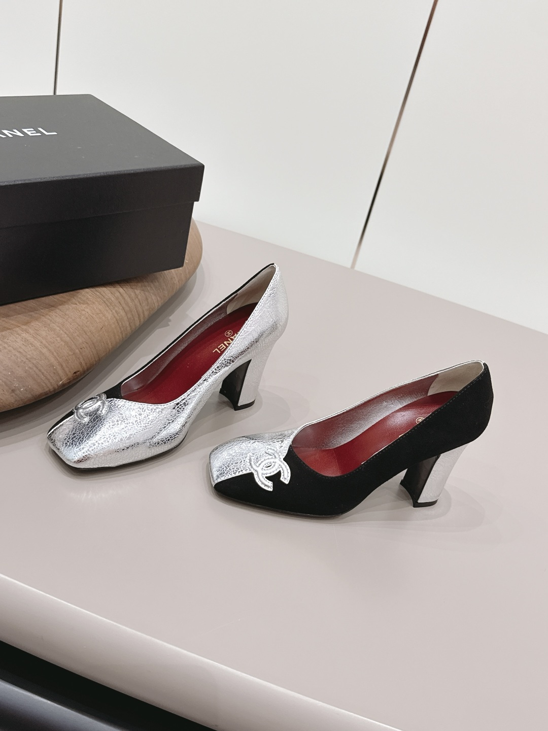 Chanel Style Leather Women's Shoes Lookbook Reference image 2