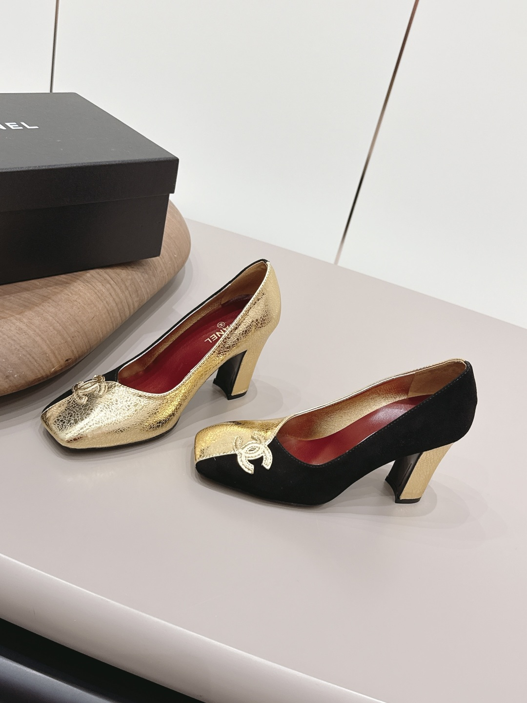 Chanel Style Leather Women's Shoes Lookbook Reference image 2