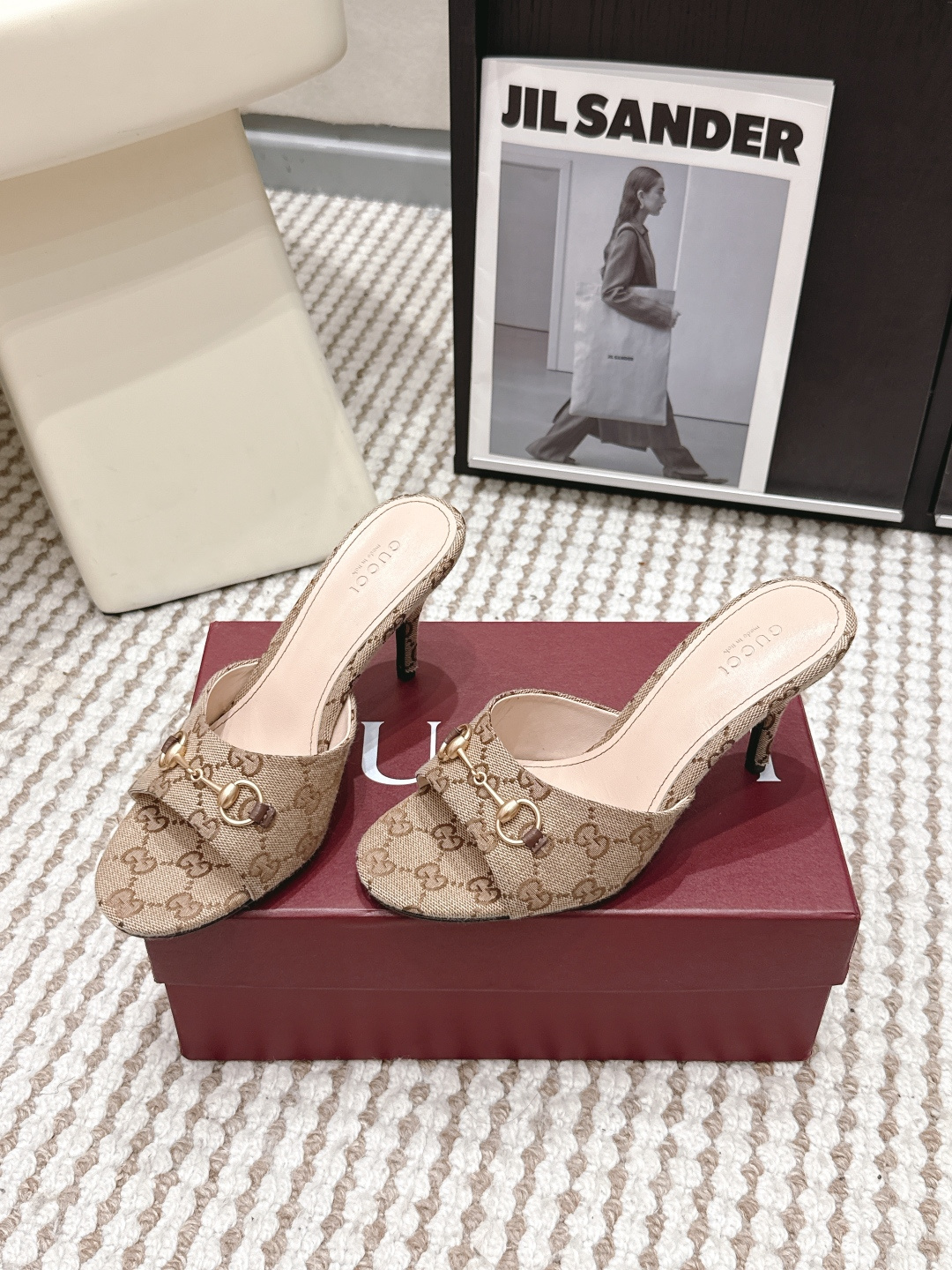 Женские мюли с декором в виде уздечки Gucci