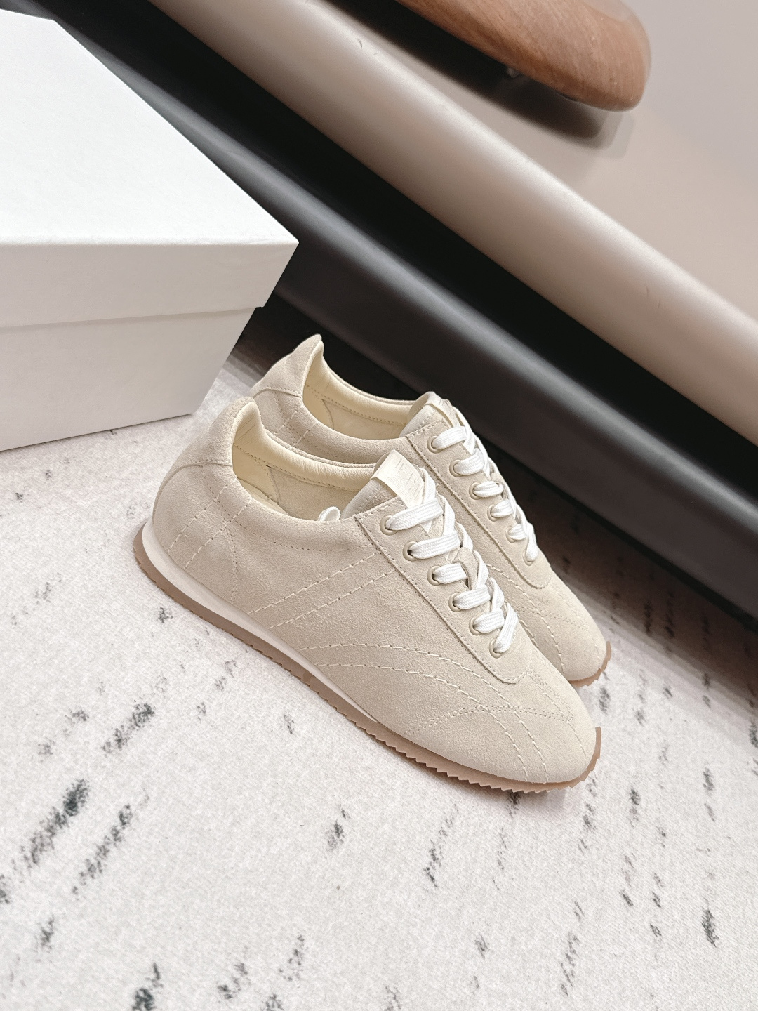 The Row Shoe Collection crafted with premium materials and signature 3
