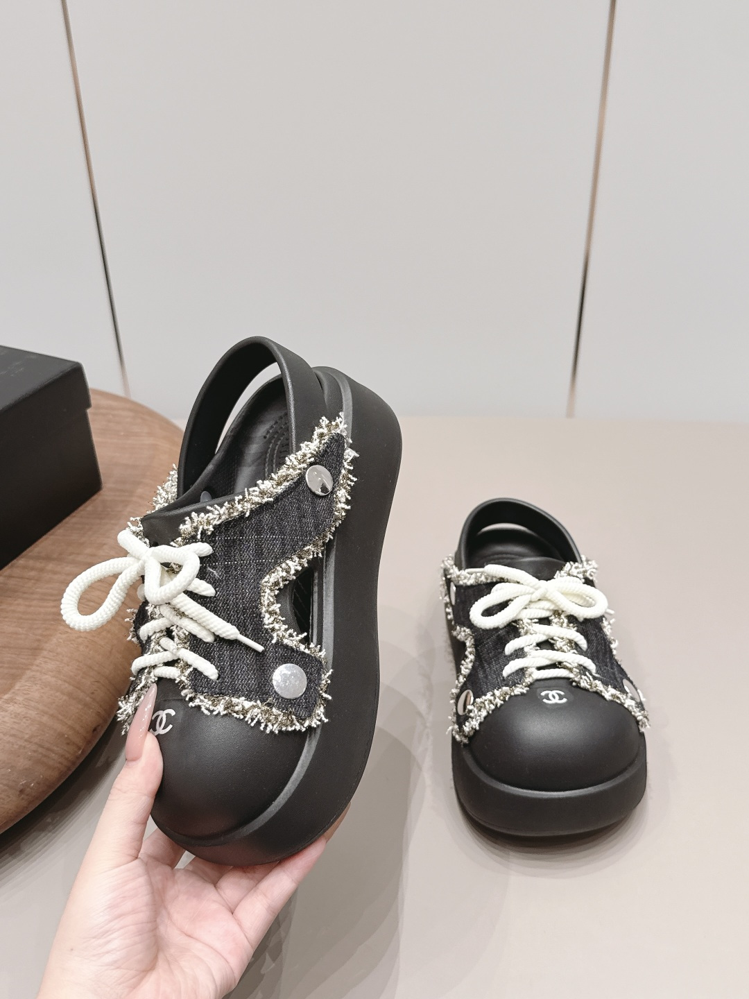 Chanel Beige Leather Women's Shoes Women's Shoes Women's Shoes detail image 4 from source 786025