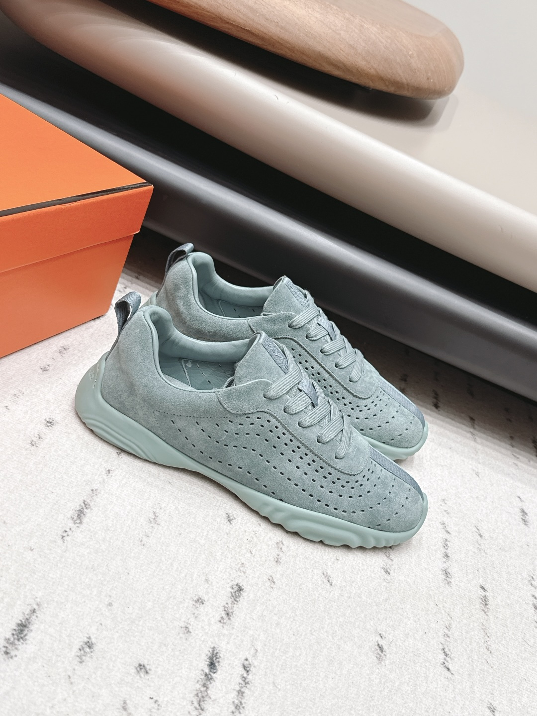 Hermes 26 Spring/Summer new couple's casual sneaker series 3