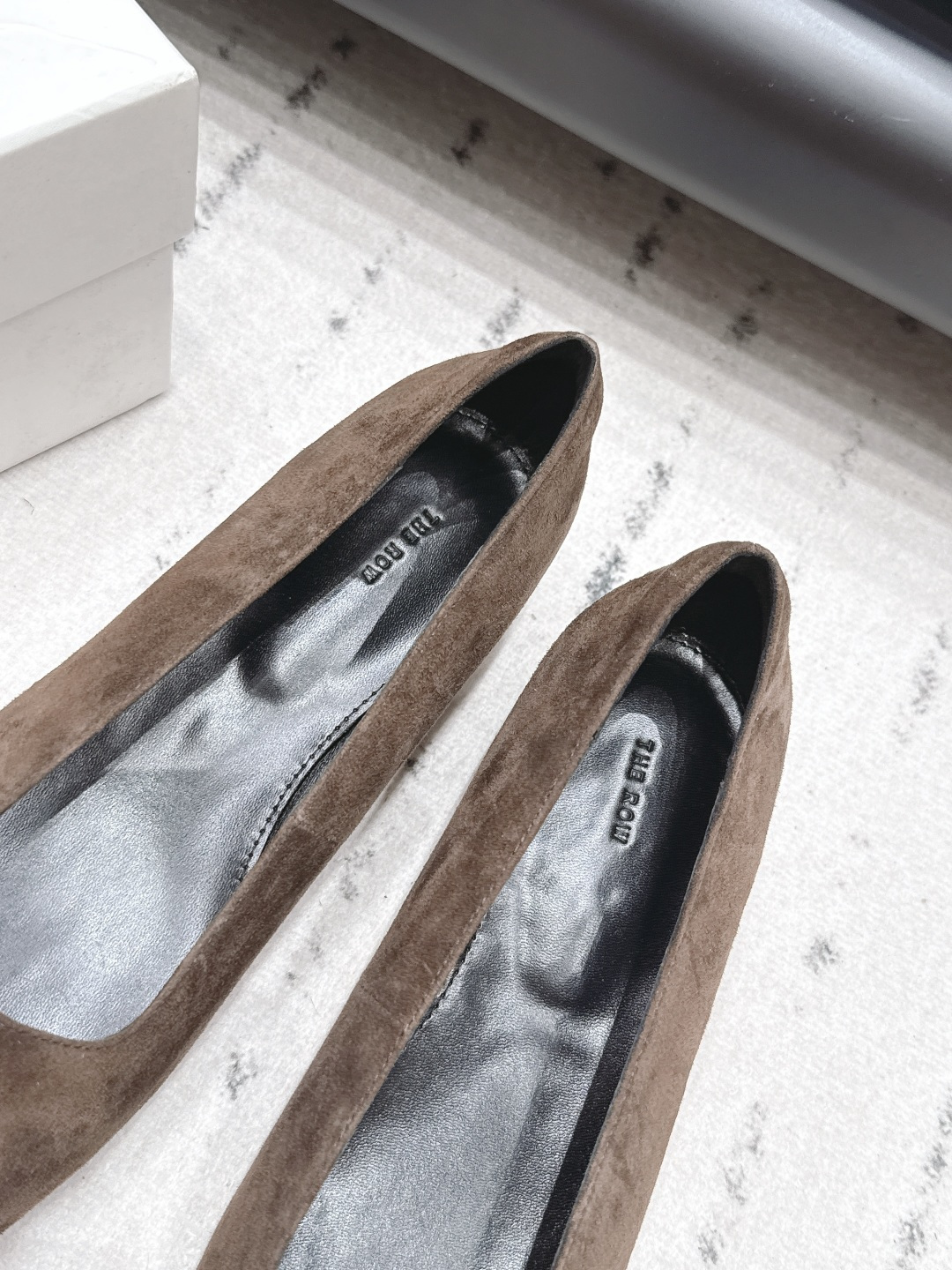 The Row Shoe Collection crafted with premium materials and signature 7