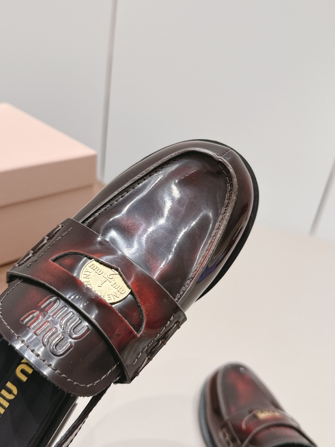 Miu Miu Haute Couture Classic Luxury Leather Shoe Ref 6