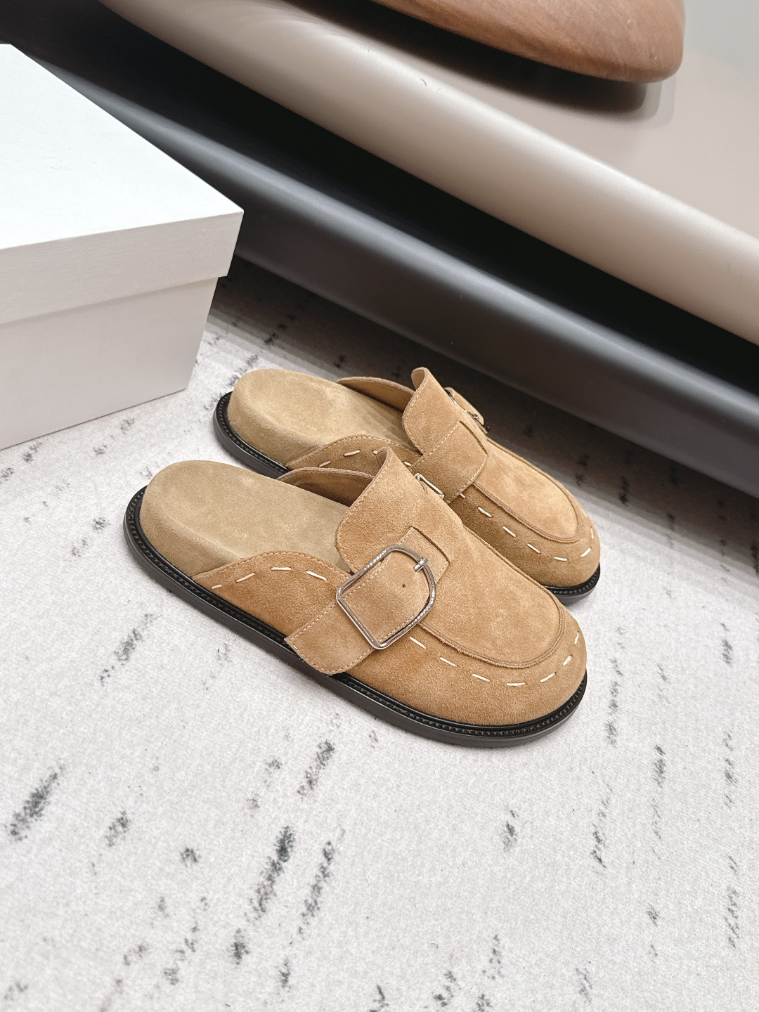 The Row Shoe Collection crafted with premium materials and signature 3