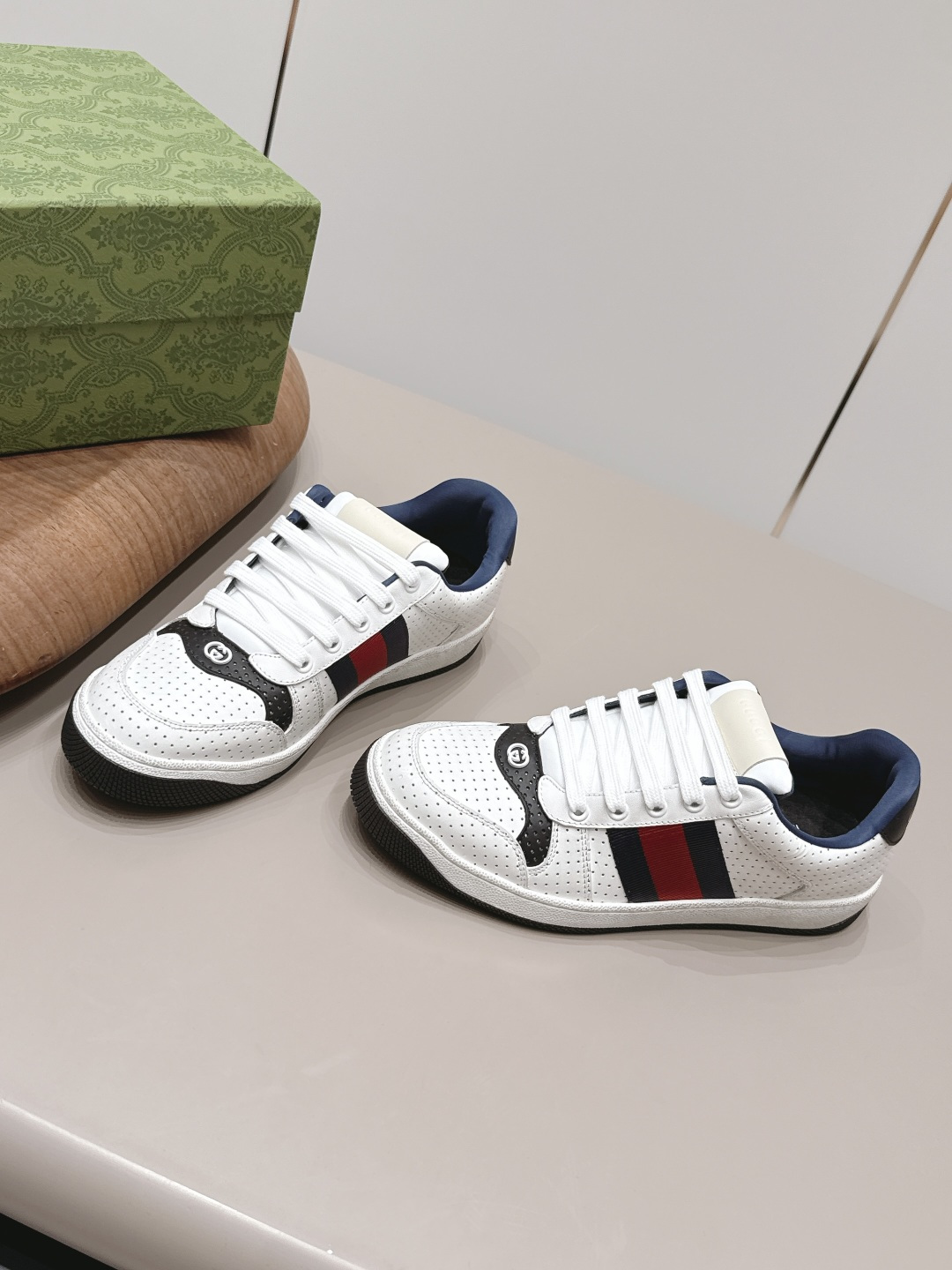 古驰 Gucci 经典高奢皮鞋鞋履高跟鞋 #A47E0600 2