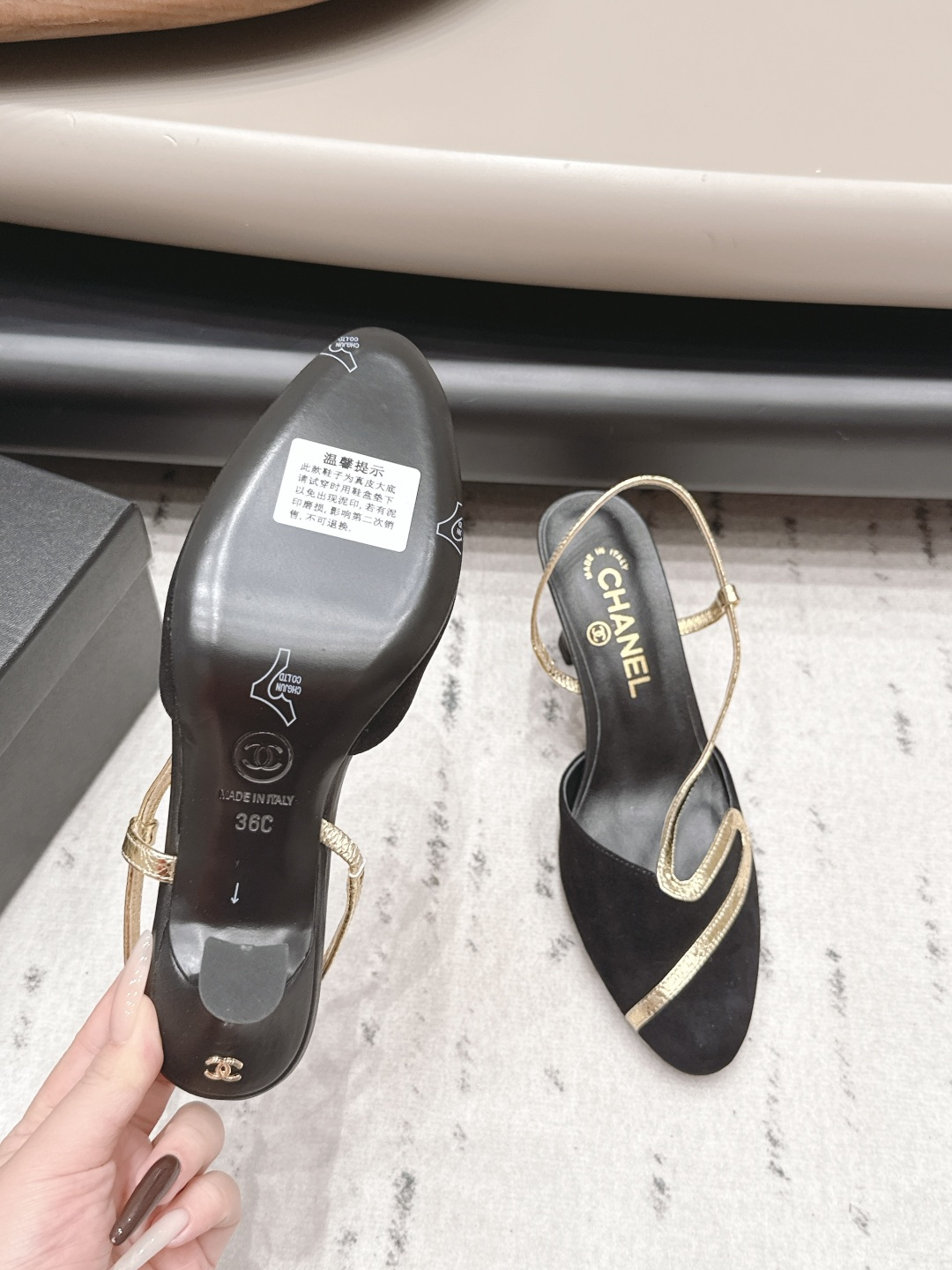 香奈儿 Chanel 经典高奢皮鞋鞋履高跟鞋 #E56A74B4 9