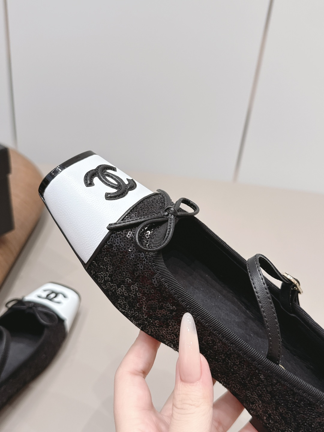 香奈儿 Chanel 经典高奢皮鞋鞋履高跟鞋 #18429B05 6