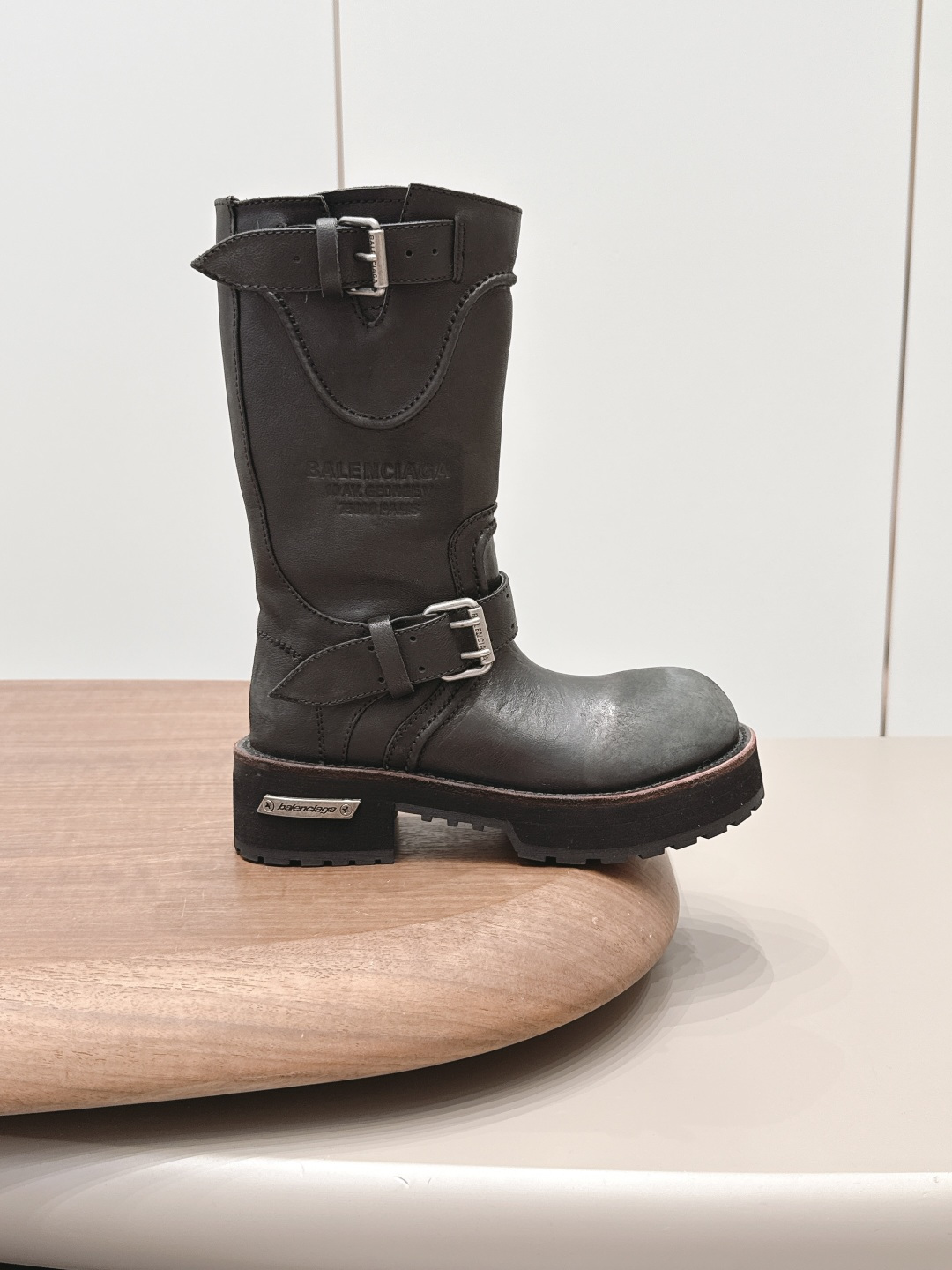 巴黎世家 Balenciaga 高定典藏经典高奢皮鞋乐福鞋鞋履 #2F99C3DD 5