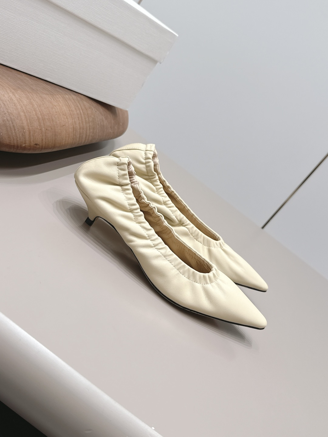 The Row Shoe Collection crafted with premium materials and signature 3