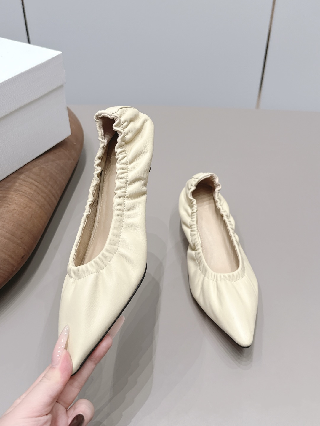 The Row Shoe Collection crafted with premium materials and signature 4