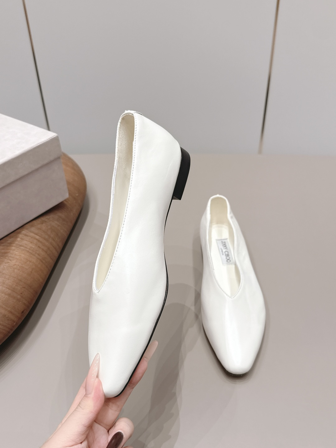 吉米周 Jimmy Choo 经典高奢皮鞋鞋履高跟鞋 #C1F4DA4A 4