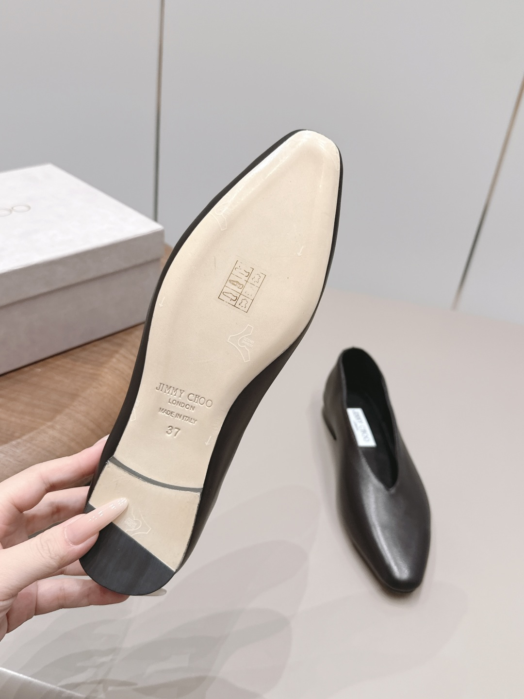 吉米周 Jimmy Choo 经典高奢皮鞋鞋履高跟鞋 #C6A06834 9