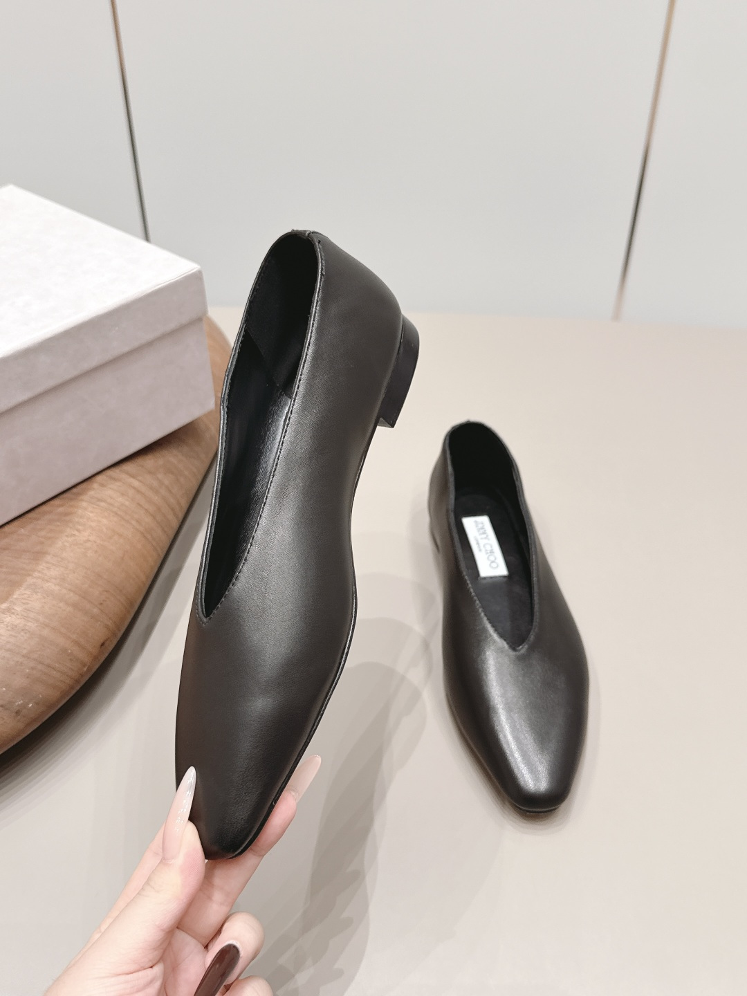 吉米周 Jimmy Choo 经典高奢皮鞋鞋履高跟鞋 #C6A06834 4