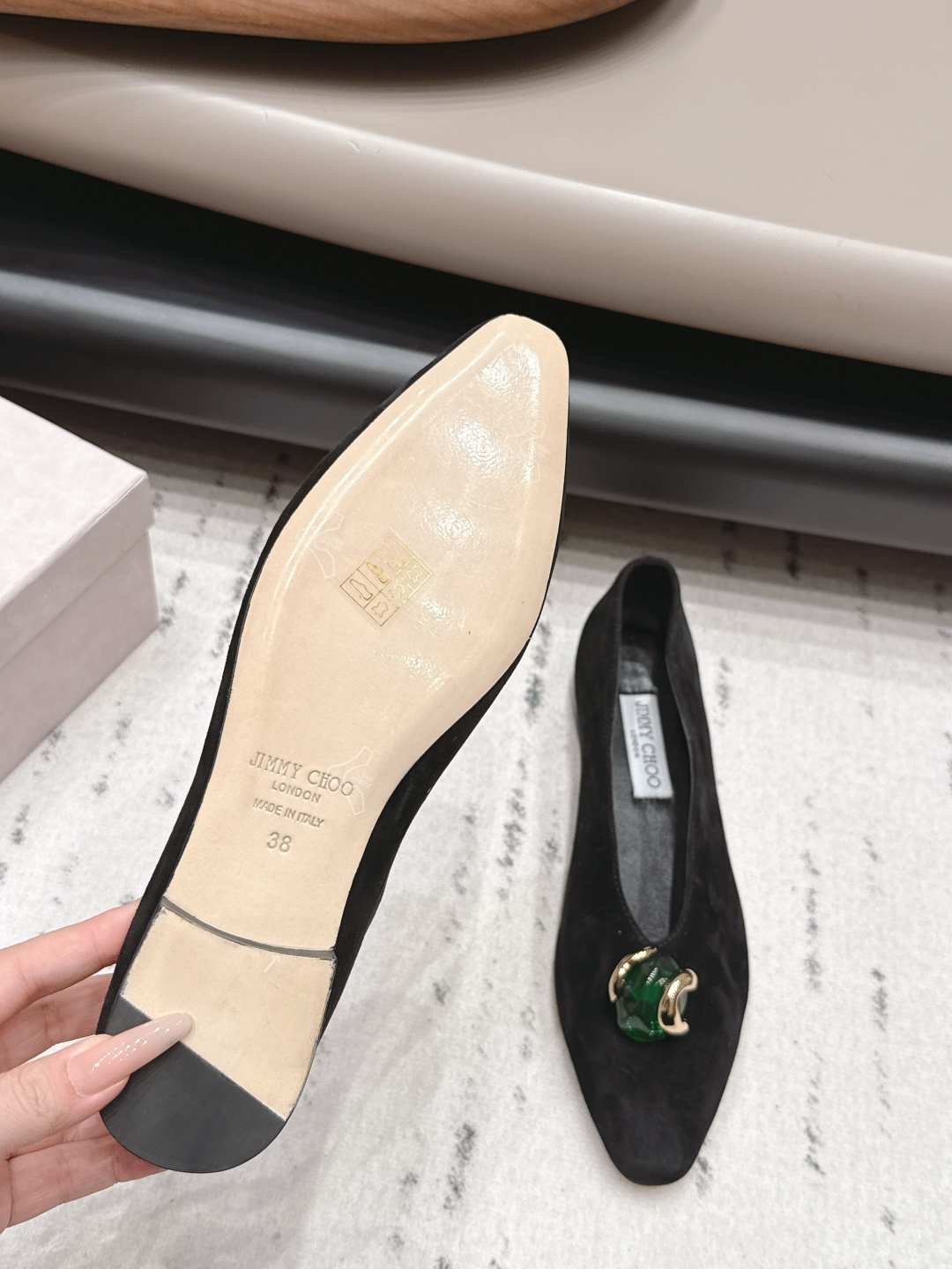 吉米周 Jimmy Choo 经典高奢皮鞋鞋履高跟鞋 #51A31546 9