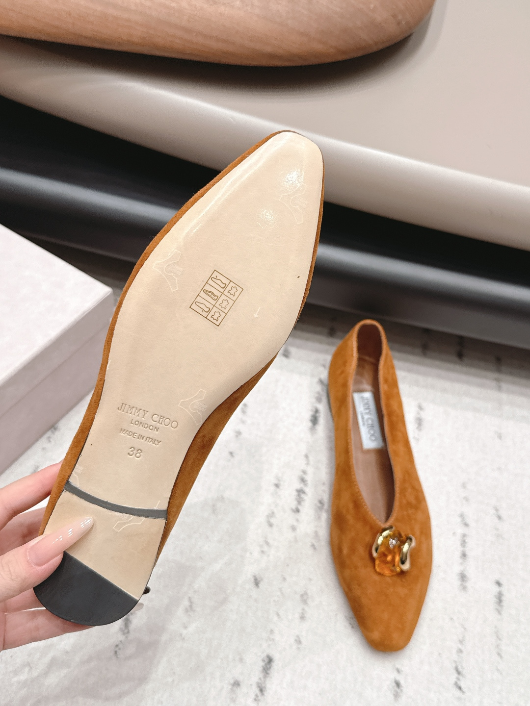 Jimmy Choo Classic Luxury Leather Shoe Loafer Ref.32FE7395 9