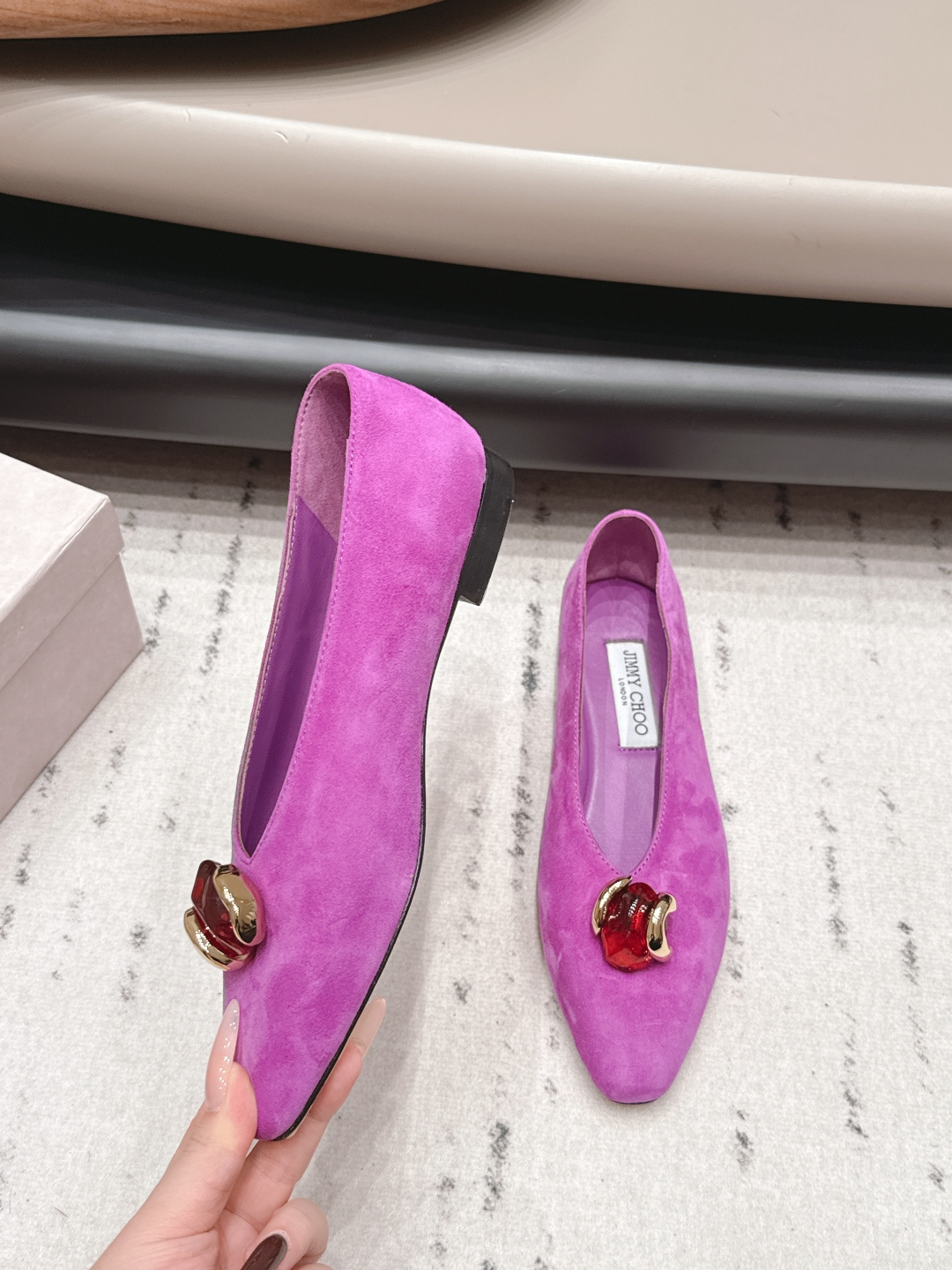 Jimmy Choo Classic Luxury Leather Shoe Loafer Ref.263FE763 4