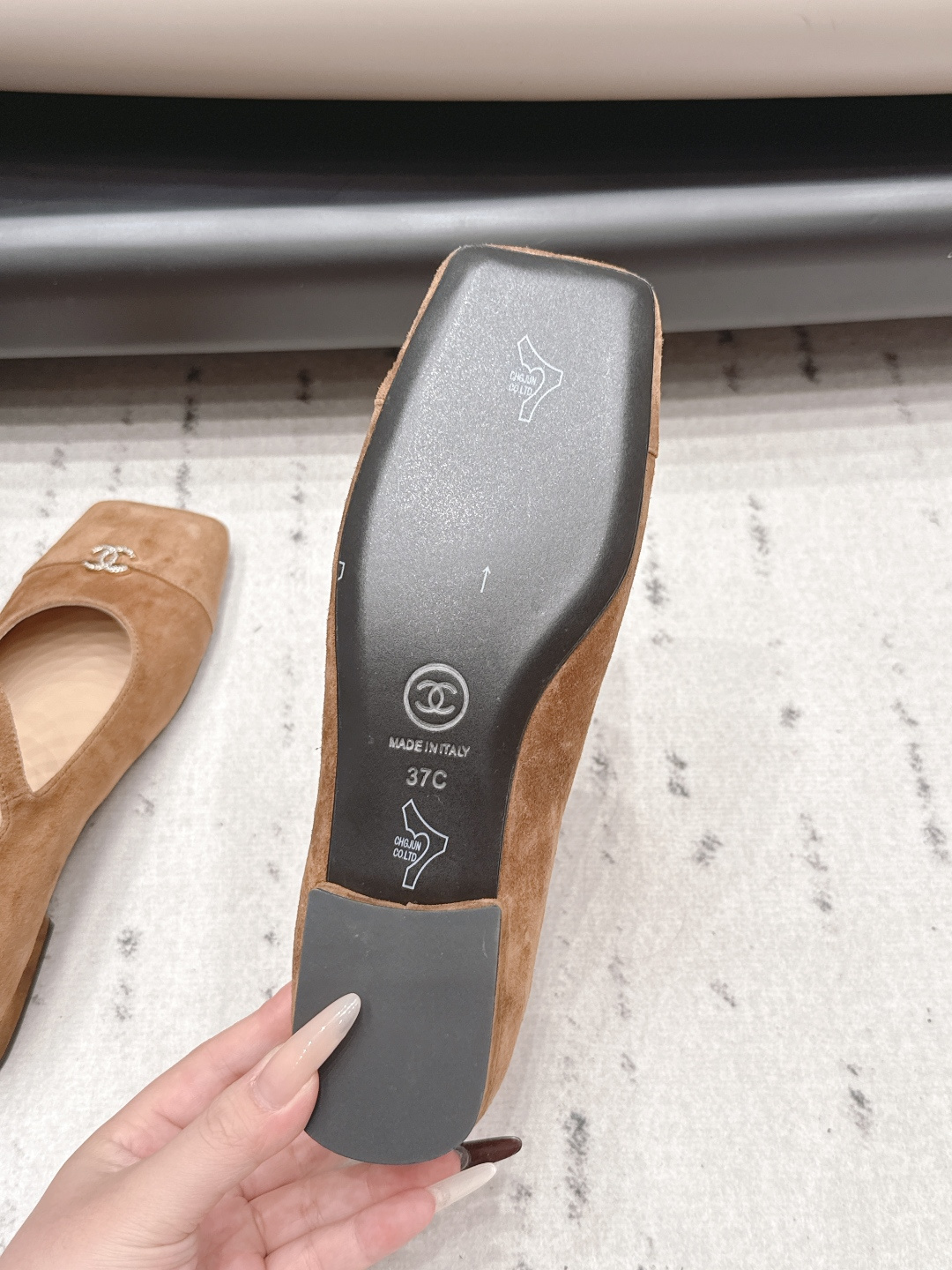 Chanel Classic Luxury Leather Shoe Loafer Ref 9