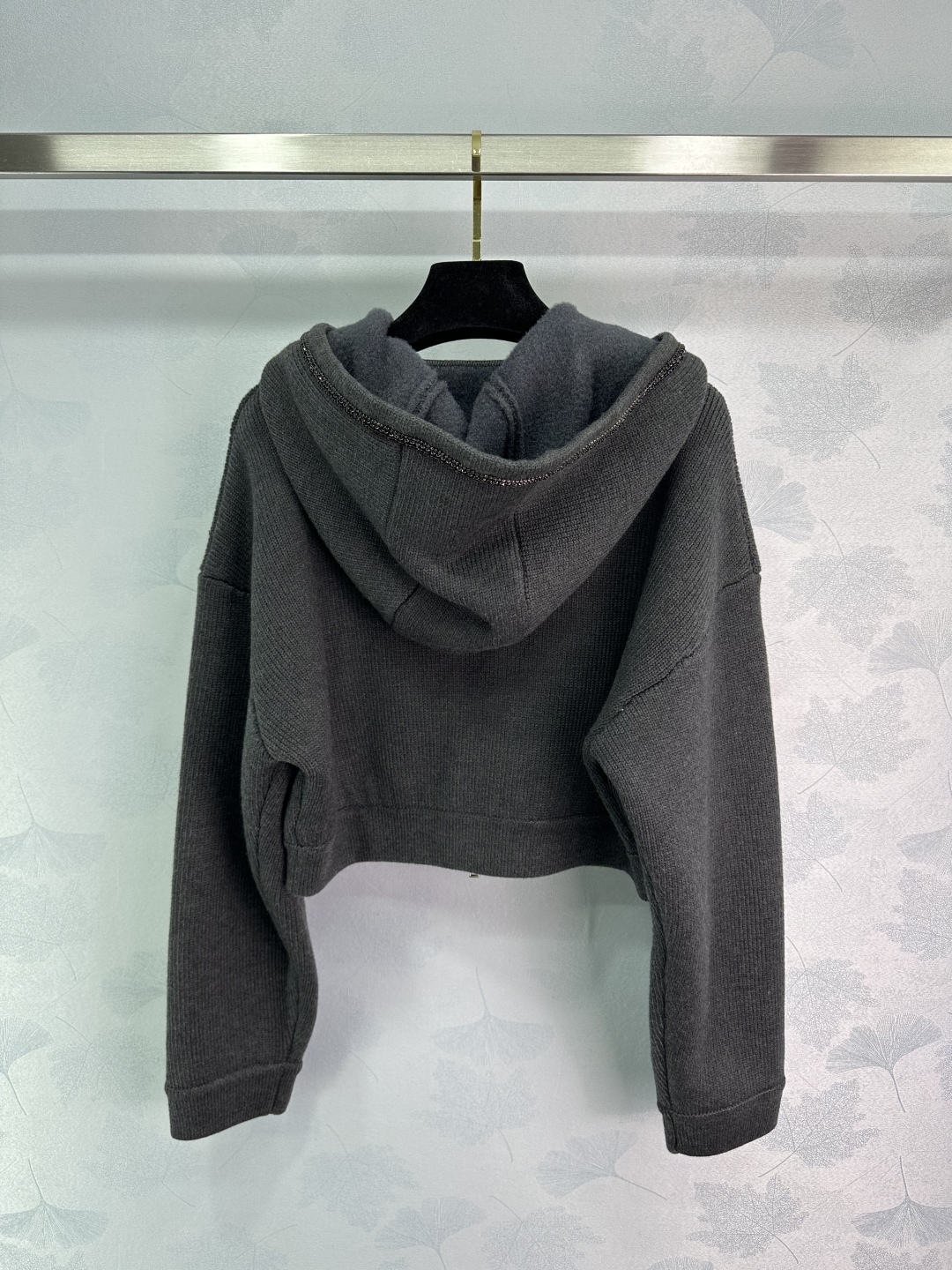 2025 Spring New Diamond Chain Zipper Jacket – Original Hardcore Female Suit Summary - 图片 8