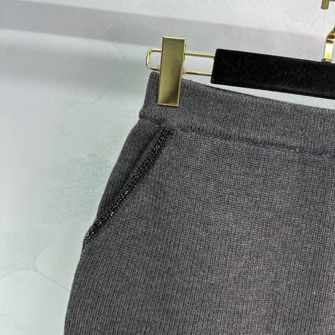 2025 New Self-Portrait Diamond Chain Zip Jacket Knitting Suit with Original Packaging - 图片 3