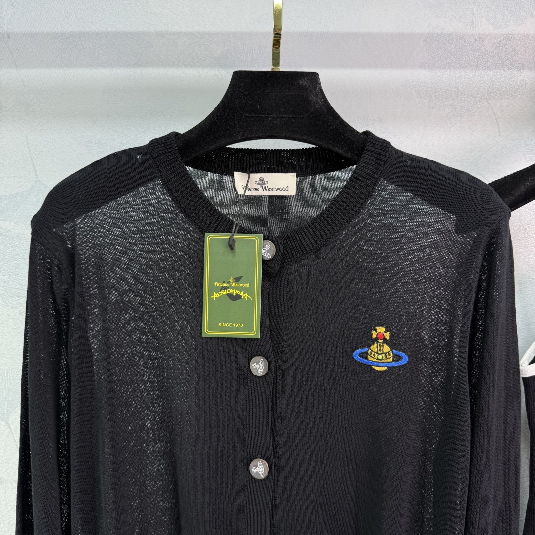 Vivienne Westwood Queen Saturn Embroidered Shirt Set: Versatile Classic Fashion Collection - 图片 2