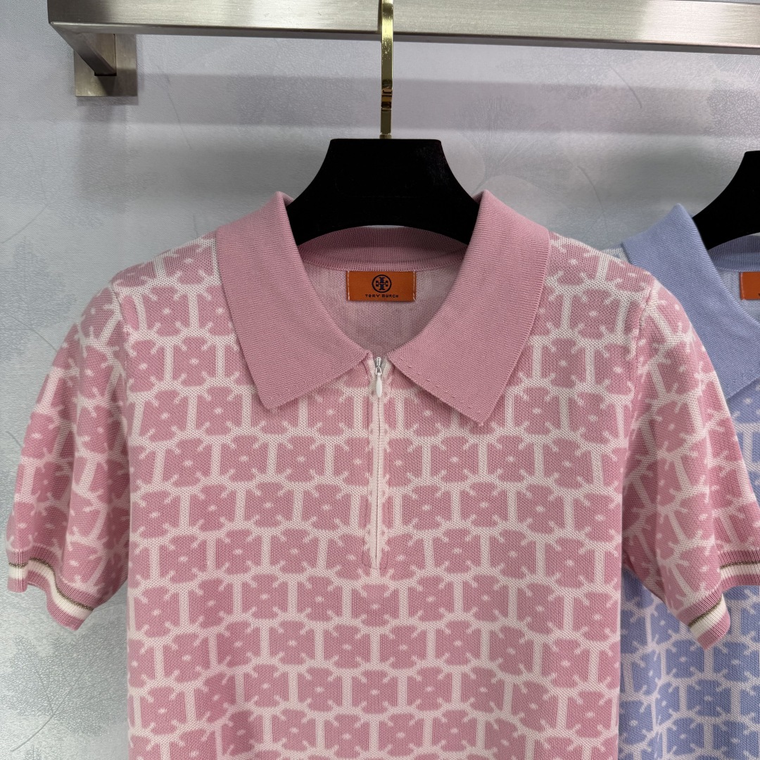 P414 Women’s Suit with Tory Burch Shirt: Summer Pendulum Design, 3 Color Options - 图片 2