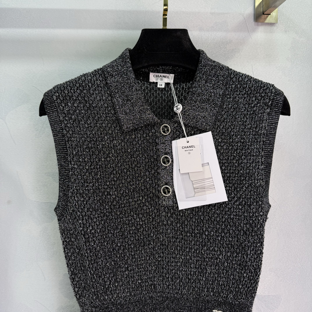 Chanel Sleeveless Knit Polo Dress - Elegant Summer Style in Multiple Colors 6 cmp i1746727708591 2714 0 5