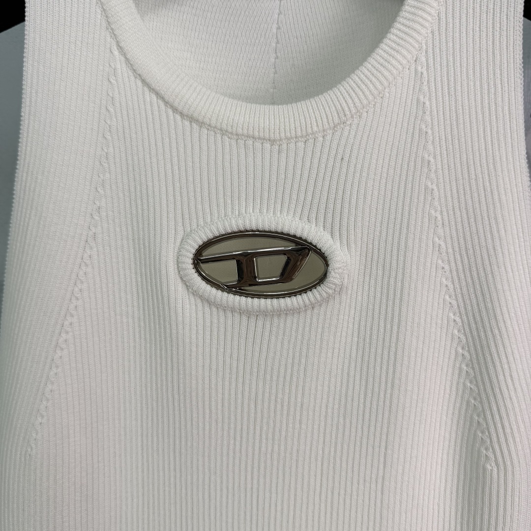 Diesel 25Ss Early Spring Street Fashion Dark Vest Dress – Sexy and Cool Curve - 图片 3