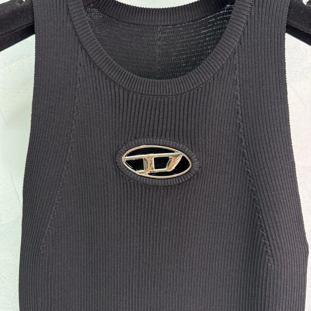 Diesel 25Ss Early Spring Street Fashion Dark Vest Dress – Sexy and Cool Curve - 图片 6