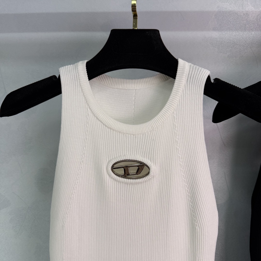 Diesel 25Ss Early Spring Street Fashion Dark Vest Dress – Sexy and Cool Curve - 图片 2