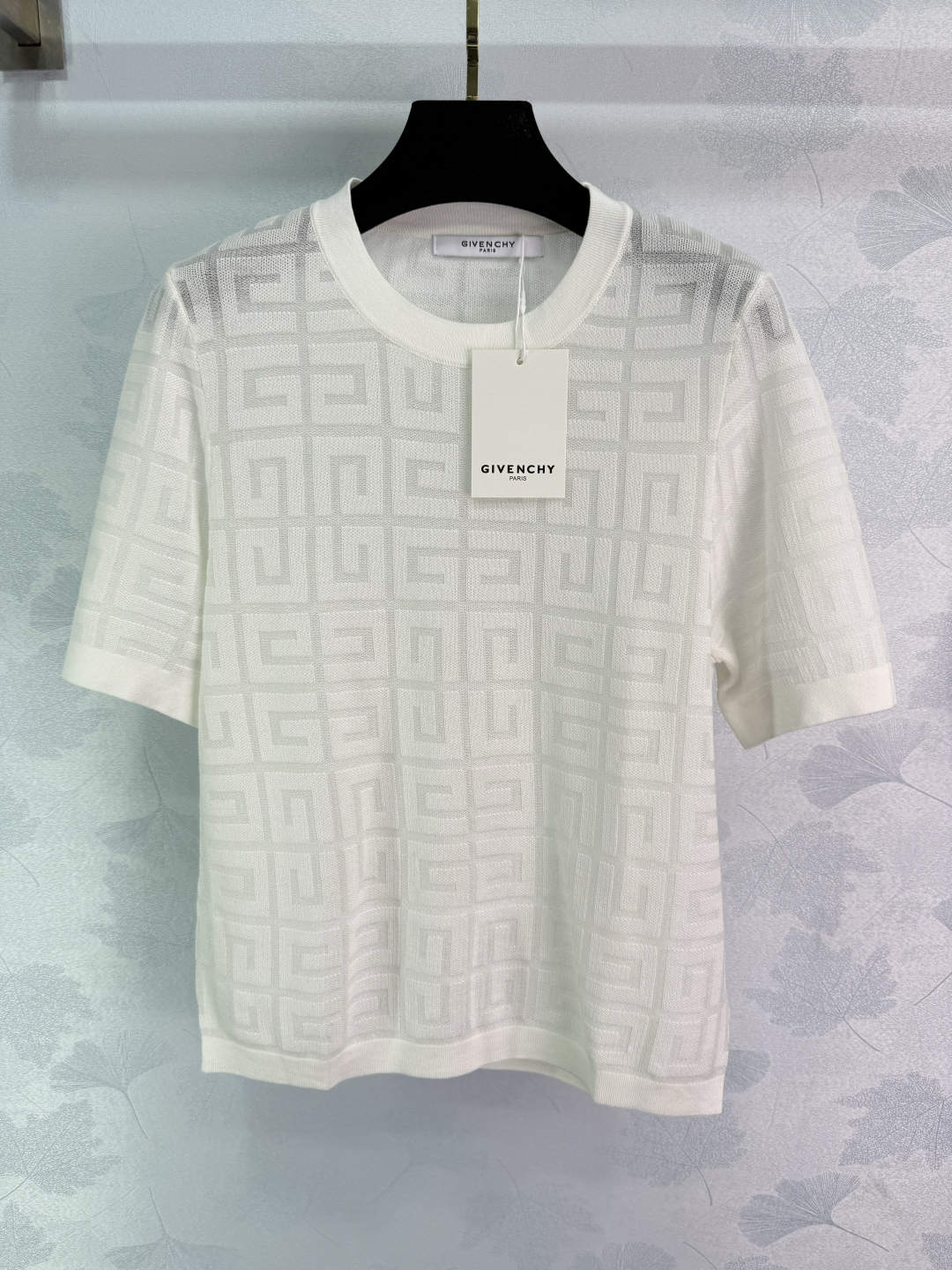 “Zhuan Givench Classic Flower Pattern Shirts: Stylish Summer Wear for Size P345 Female” - 图片 3